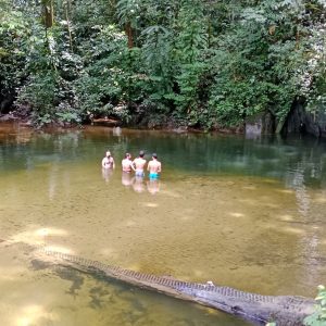 Jungle pool at clearwater cave