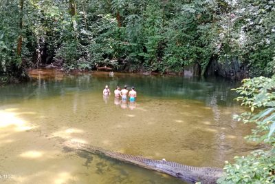 Jungle pool at clearwater cave